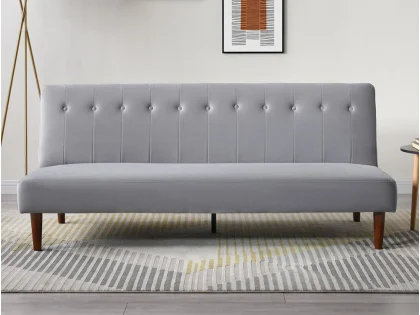 Kyoto Corin Grey Velvet Sofa Bed