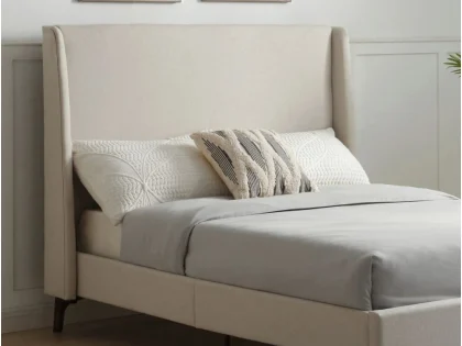 Kyoto Denver 5ft King Size Natural Fabric Bed Frame