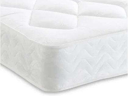 Clearance - Dura York Damask 3ft6 Large Single Divan Bed In Sierra Charcoal