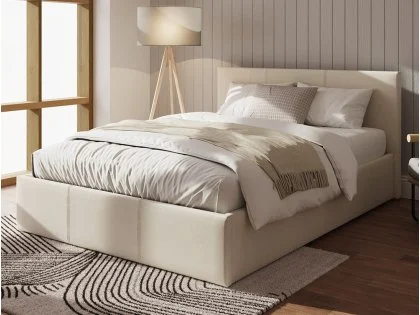 GFW Ecuador Natural Hopsack Fabric Side Lift Ottoman Bed Frame GFW Ecuador Natural Hopsack Fabric Side Lift Ottoman Bed Frame