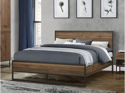 Birlea Houston Walnut Effect Bed Frame Birlea Houston Walnut Effect Bed Frame