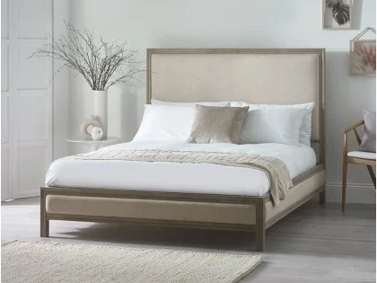 Julian Bowen Lucie Ivory Fabric Bed Frame Julian Bowen Lucie Ivory Fabric Bed Frame