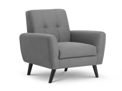 Julian Bowen Monza Dove Grey Arm Chair