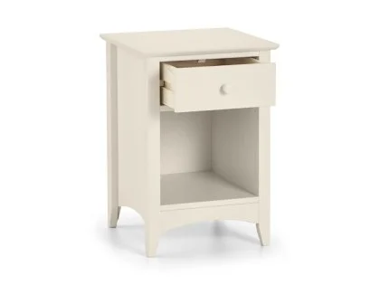 Julian Bowen Cameo 1 Drawer Ivory Wooden Bedside Table COPY