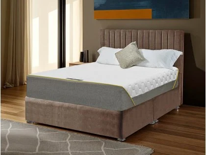 ASC Amelie Memory Comfort Pocket 2000 Lunar Divan Bed ASC Amelie Memory Comfort Pocket 2000 Lunar Divan Bed