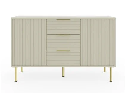 GFW Nervata Ivory 2 Door 3 Drawer Sideboard