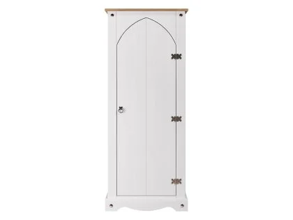 Core Corona White Wax Vestry Wooden Cupboard