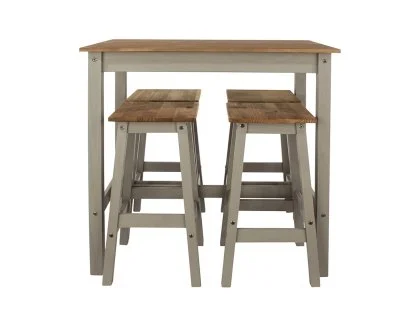 Core Linea Grey Dining Table and 4 Chair Set