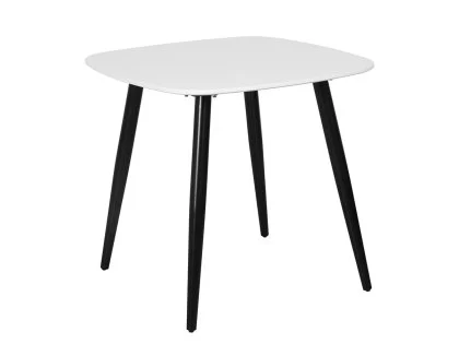 Core Aspen Square White Dining Table