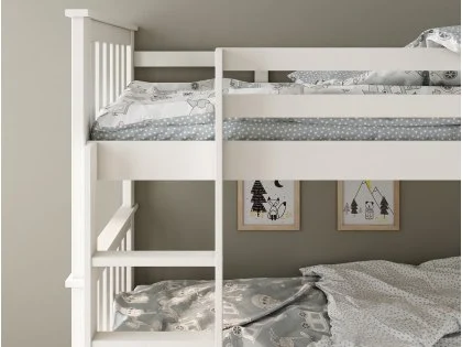 Bedmaster Carra 3ft White Bunk Bed Frame