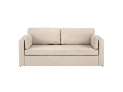 LPD Newport Stone Linen 3 Seater Sofa