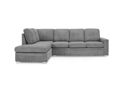 TGC Allison Grey Jumbo Left Hand Corner Sofa