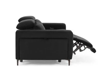 TGC Amara Black 3 Seater Power Recliner Sofa