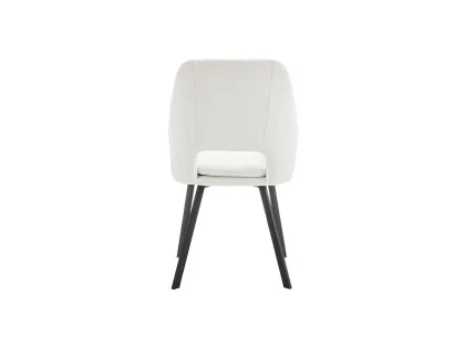 TGC Bella Set of 2 Cream Fabric Dining Chairs
