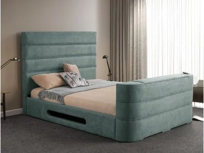 Sweet Dreams Georgia 6ft Super King Size Fabric TV Bed Frame