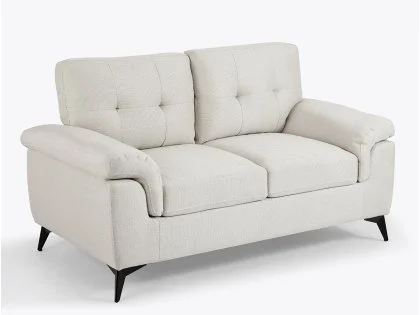 TGC Doran Cream Fabric 2 Seater Sofa