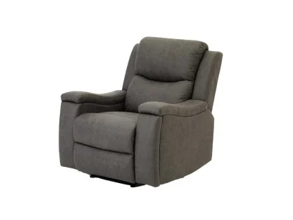 TGC James Grey Faux leather Recliner Chair
