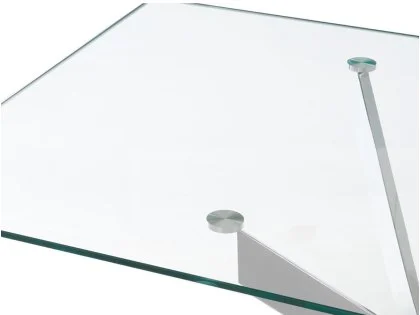TGC Lucy 120cm Rectangular Glass Dining Table