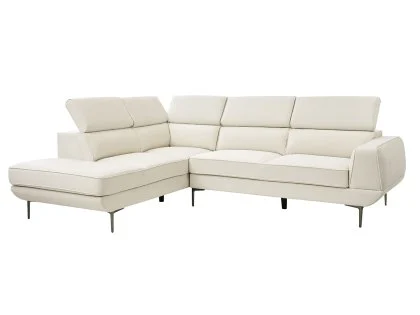 TGC Martina Cream Velvet Left Hand Corner Sofa