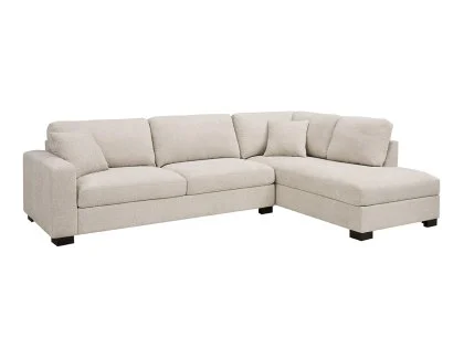 TGC Tracey Beige Chenille Fabric Right Hand Corner Sofa TGC Tracey Beige Chenille Fabric Right Hand Corner Sofa