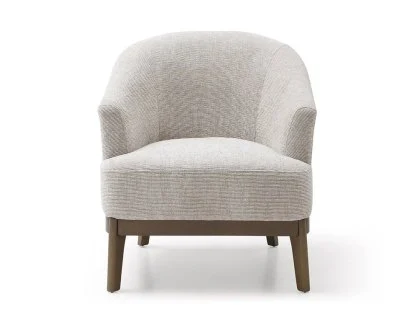 Clearance - Kyoto Ella Natural Chenille Accent Chair