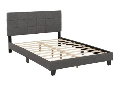Clearance - Seconique Arran 4ft6 Double Grey Fabric Bed Frame