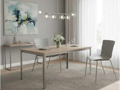 Core Bali Set of 2 Light Grey Plastic Dining Chairs Core Bali Set of 2 Light Grey Plastic Dining Chairs