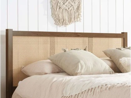 Birlea Croxley Rattan Walnut Wooden Bed Frame Birlea Croxley Rattan Walnut Wooden Bed Frame