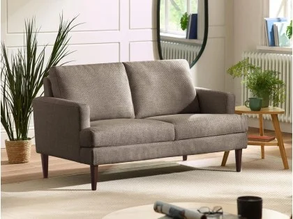 Julian Bowen Daisy Grey Chenille Fabric 2 Seater Sofa