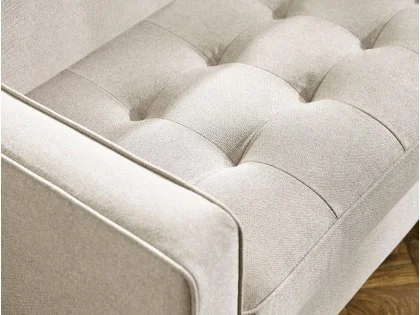 Julian Bowen Henrietta Beige Fabric 2 Seater Sofa