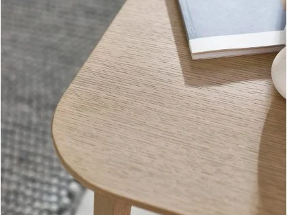 Julian Bowen Kaito Light Oak Wooden Lamp Table