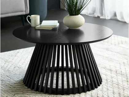 Julian Bowen Ollie Black Wooden Coffee Table Julian Bowen Ollie Black Wooden Coffee Table