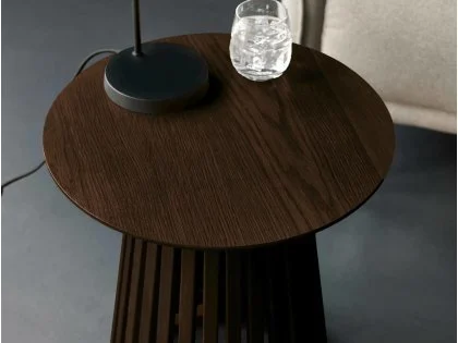Julian Bowen Ollie Dark Oak Wooden Lamp Table