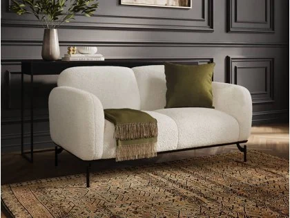 LPD Larsa Calm Sherpa Fabric 2 Seater Sofa