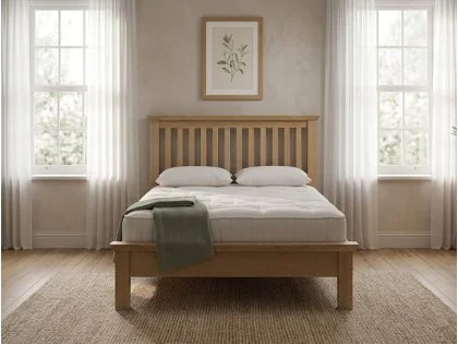 ASC Elgin Light Oak Wooden Bed Frame ASC Elgin Light Oak Wooden Bed Frame