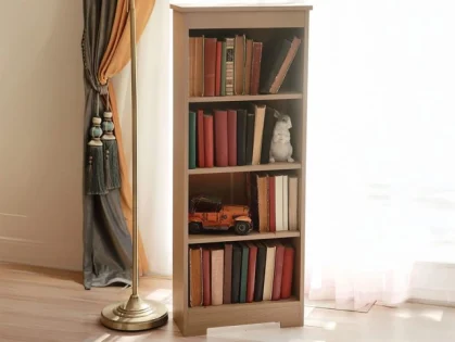 Core Freya Oak Low Narrow Bookcase Core Freya Oak Low Narrow Bookcase