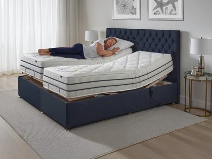 Flexisleep Gel Hybrid Medium and Firm Pocket 1500 Dual Tension Electric Adjustable Bed Flexisleep Gel Hybrid Medium and Firm Pocket 1500 Dual Tension Electric Adjustable Bed