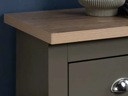Birlea Highgate Dark Grey and Oak Effect 4 Drawer Chest
