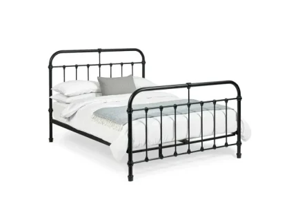 Clearance - Julian Bowen Logan Black Metal Bed Frame Clearance - Julian Bowen Logan Black Metal Bed Frame