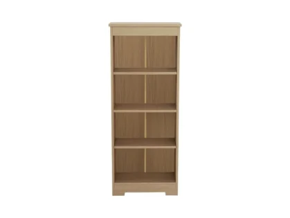 Core Freya Oak Low Narrow Bookcase