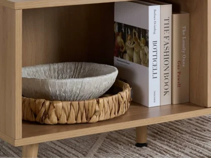 Birlea Croxley Rattan and Oak Coffee table