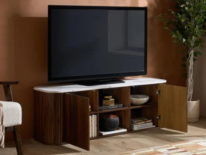 Birlea Russo Walnut Large TV Unit