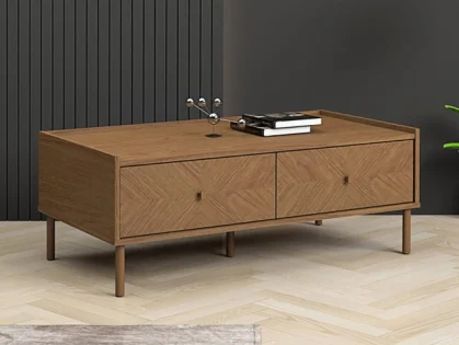Kidsaw Agra Oak 2 Drawer Coffee Table Kidsaw Agra Oak 2 Drawer Coffee Table
