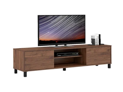 Kidsaw Andes Dark Oak Wooden 2 Door TV Cabinet Kidsaw Andes Dark Oak Wooden 2 Door TV Cabinet
