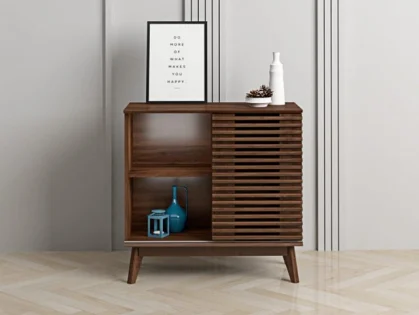 Kidsaw Beijing Walnut 1 Door Sideboard Kidsaw Beijing Walnut 1 Door Sideboard