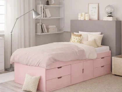 Kidsaw Captains Pink Cabin Bed Frame