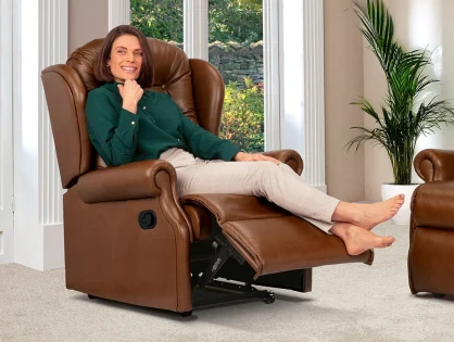 Sherborne Lynton Leather Manual Recliner Chair