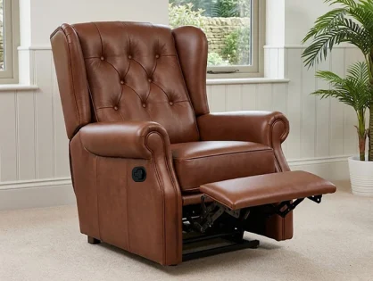 Sherborne Lynton Leather Manual Recliner Chair
