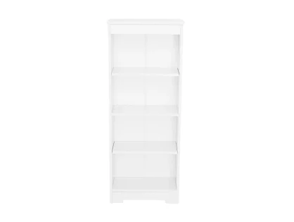 Core Erin White Low Narrow Bookcase
