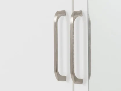 Seconique Dakota White 2 Door 1 Drawer Mirrored Wardrobe